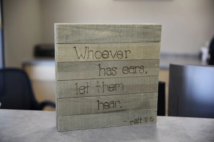 Let them hear sign Let them hear sign